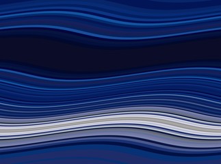 Obraz premium waves background with very dark blue, silver and teal blue color. waves backdrop can be used for wallpaper, presentation, graphic illustration or texture