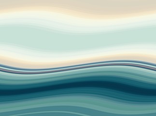 abstract waves background with teal blue, light gray and cadet blue color. waves can be used for wallpaper, presentation, graphic illustration or texture