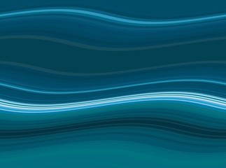 abstract waves background with teal green, light blue and steel blue color. waves can be used for wallpaper, presentation, graphic illustration or texture