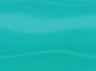 medium turquoise and light sea green colored abstract waves background can be used for graphic illustration, wallpaper, presentation or texture