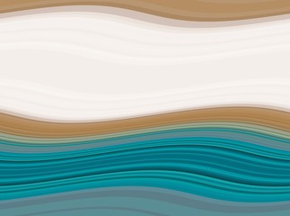Obraz premium abstract teal, gray gray and linen color ocean waves background. can be used for wallpaper, presentation, graphic illustration or texture