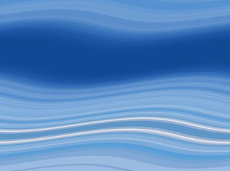 Obraz premium corn flower blue, strong blue and light steel blue colored abstract waves background can be used for graphic illustration, wallpaper, presentation or texture