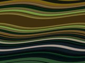 very dark green, olive drab and dark olive green colored abstract waves background can be used for graphic illustration, wallpaper, presentation or texture