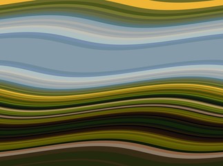 dark olive green, dark gray and burly wood colored abstract waves background can be used for graphic illustration, wallpaper, presentation or texture