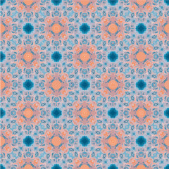 Luxury seamless pattern ornament in islamic style. Abstract floral raster element arabesque.