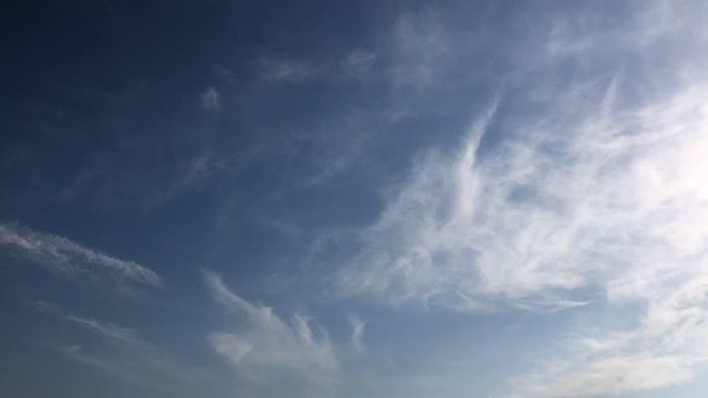 北海道の初夏の空　タイムラプス