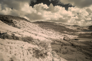 Snowdonia - Wales in Infrarot