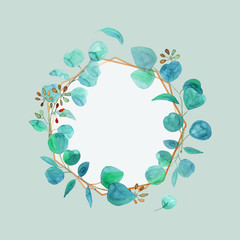  Elegant floral wedding invitation