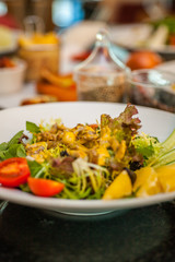 Salad with mushroom