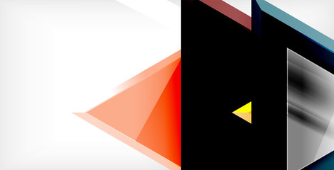 Triangle abstract background