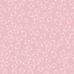 Simple circle shapes background. Vector geometric abstract seamless pattern.