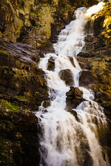 Fototapeta premium Waterfalls in mountains, Norway