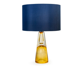 Elegant table lamp isolated on white background