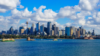 Obraz premium Sydney City and Harbour