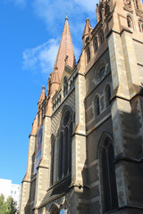 saint paul cathedral in melbourne (australia) 