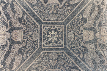 Classic Mosaic Decoration in a Villa in Italy