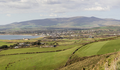 Fototapeta na wymiar View of Irish countryside