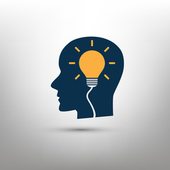     New Possibilities, Opportunities, Ideas - Abstract Vector Illustration of Idea Icon Concept 