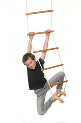 child on a rope ladder © BENEJAM