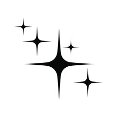 Shine icon, Clean star vector icon illustration.