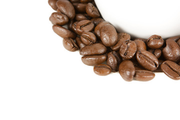 Coffee Beans and Cup