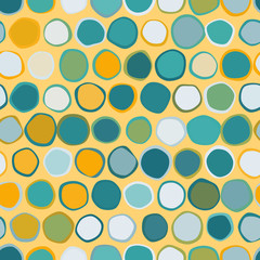 Hand drawn childish seamless pattern.