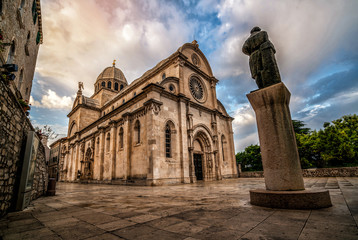 Cathedral of St James in Sibenik, Croatia - St James Cathedral is the most important architectural...