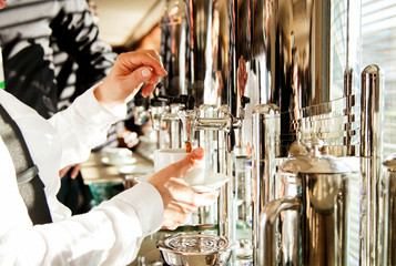 Coffee break at business meeting 