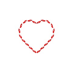 Hands heart sign icon