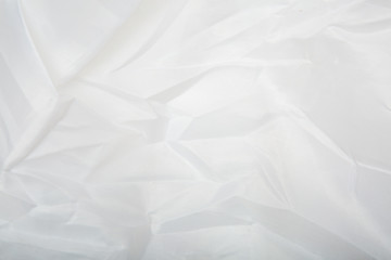 white rippled fabric texture background