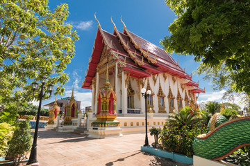 Fototapeta premium Phuket, Thailand, Buddhist Temple Wat Karon