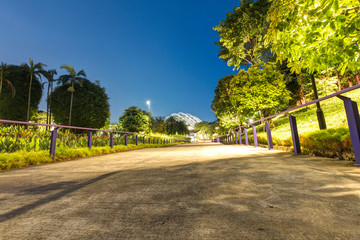 Singapore,  View of the Esplanade Theater. Durian Theater