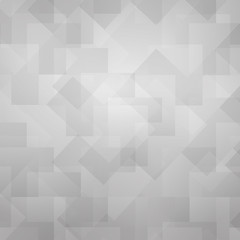 Grey background, geometric pattern, glow spot in the center.