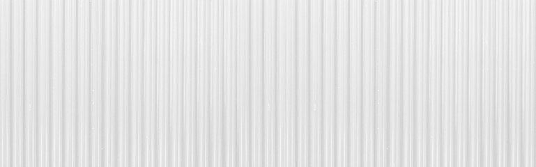 Panorama of White zinc plate texture and background