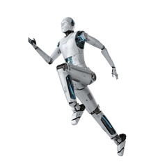 robot running or jumping