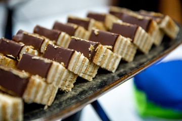 chocolats superposés