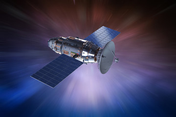 Satellite dish with antenna