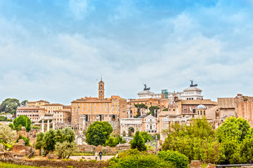 Fototapeta na wymiar Roman Forum - Rome