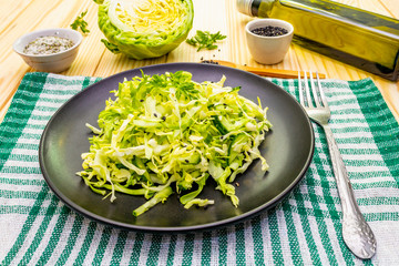 Fresh cabbage salad