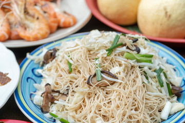 Food to pay respect to the Chinese New Year