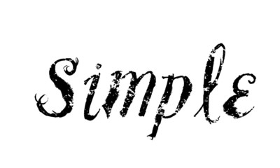 Typography for print or use as poster, flyer or T shirt