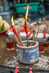 Food to pay respect to the Chinese New Year