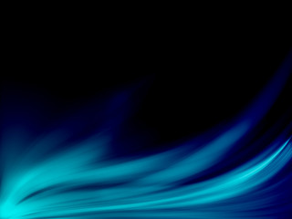 Blue or water abstract sparkles rays light explosion black overlay  background/texture.