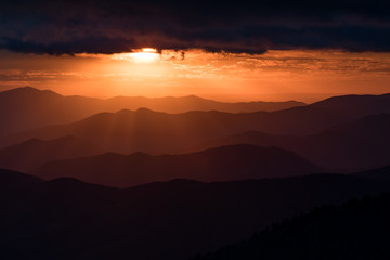 Last Rays at Clingmans Dome
