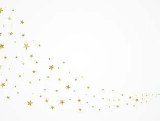 Gold star background Beautifully arranged design