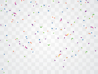 Bright colored confetti background that beautifully falls