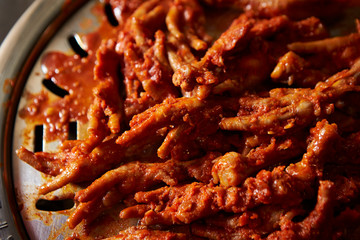 Dakbal, Korean spicy chicken feet 
