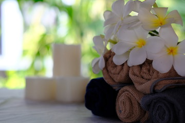 spa aromatherapy candles background