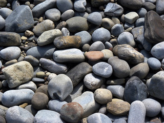 pebbles on the beach 