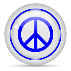 Pacific icon. White glossy round vector icon in eps 10. Editable modern design internet button on white background.